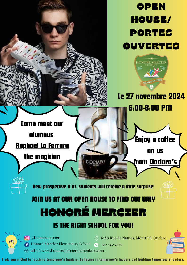 Honoré Mercier Open House