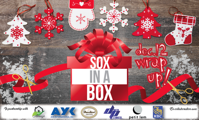 sox in a box poster for 2017 with sponsors
