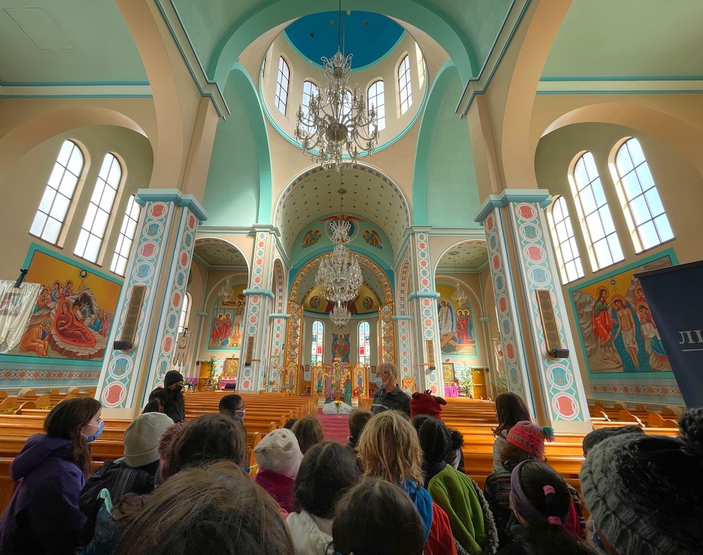 ukraine group in the church