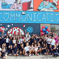 Michelangelo International Elementary School  unveils brand new mural