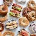 Various bagels from Kettlemans.