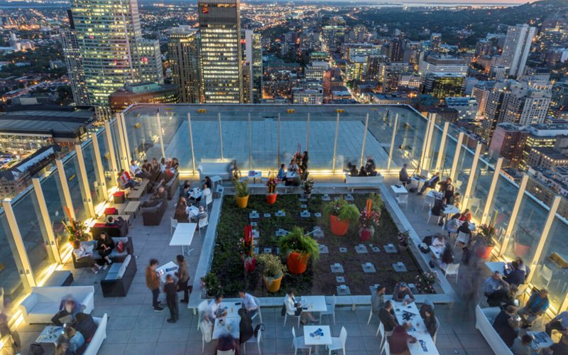 The seasonal rooftop at Place Ville Marie. Photo: Eva Blue 