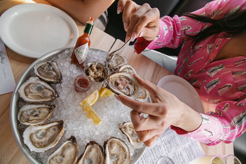 Oysters and Lucille’s go hand in hand. 
