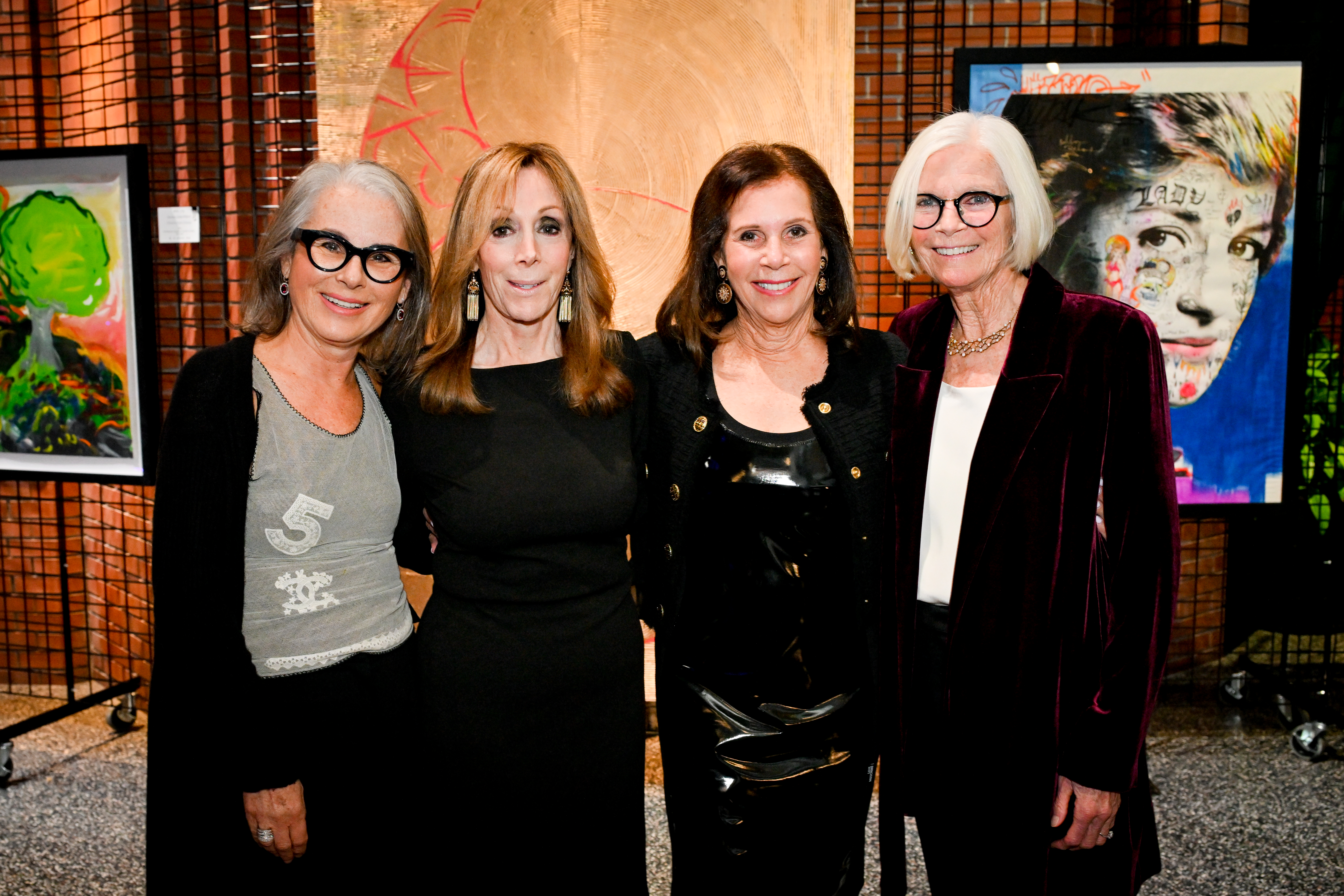 Art Auction for Autism committee co-chairs, from left: Jeannette Hoffman-Zaffir, Carol Tryansky, Franki Yanofsky and Judy Wolfe. Photo: Ryan Blau, PBL Photography. 