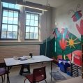 The art therapy space at Westmount Park Elementary School. Photo courtesy of the school. 