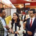 Minister Kamal Kher is seen here with her parliamentary secretary and Pierrefonds-Dollard MP Sameer Zuberi at a meeting earlier this year. Photo courtesy of the office of Kamal Khera 