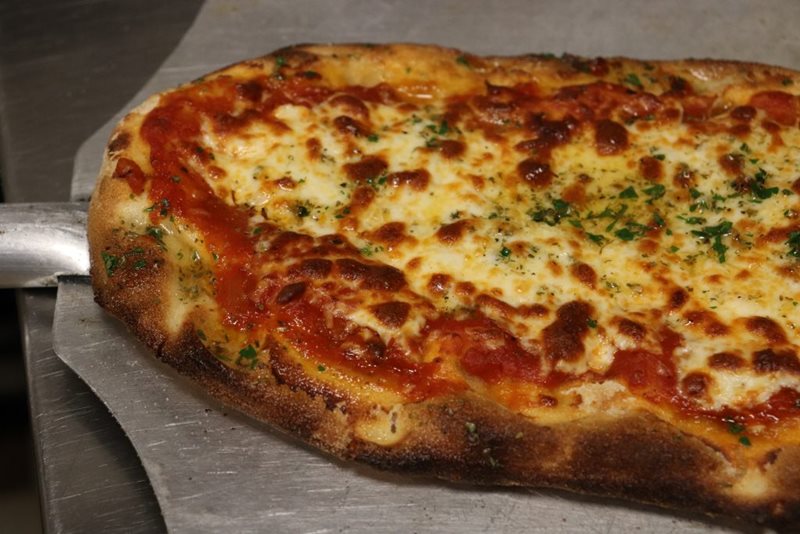 Pizza at San Marzano restaurant in Montreal’s RDP on Jan. 6, 2025. (Pamela Pagano, CityNews)