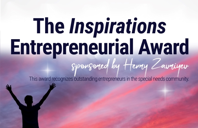 The Inspirations Entrepreneurial Award sponsored by Henry Zavriyev