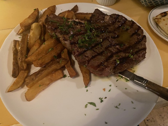  The rib steak.