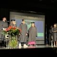  Graduates Vincent, Anastasia, Kirill, Jesse, Kylie, Trisha and Marry-Ann at the John Grant High School graduation on June 6 in the Syd Wise auditorium.