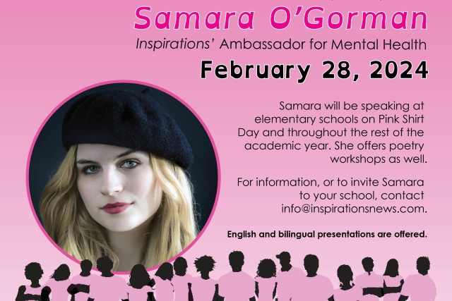 Introducing Samara O’Gorman: Inspirations’ Ambassador for Mental Health