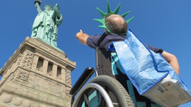 Touring New York City in a wheelchair is not an obstacle. You can even get to the pedestal of the Statue of Liberty.