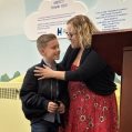 Zachary and his mother Elaine Dix-Holbrough visit the newly updated Pediatric Deaf and Hard of Hearing Wing at the Lethbridge-Layton-Mackay Rehabilitation Centre on June 12. 