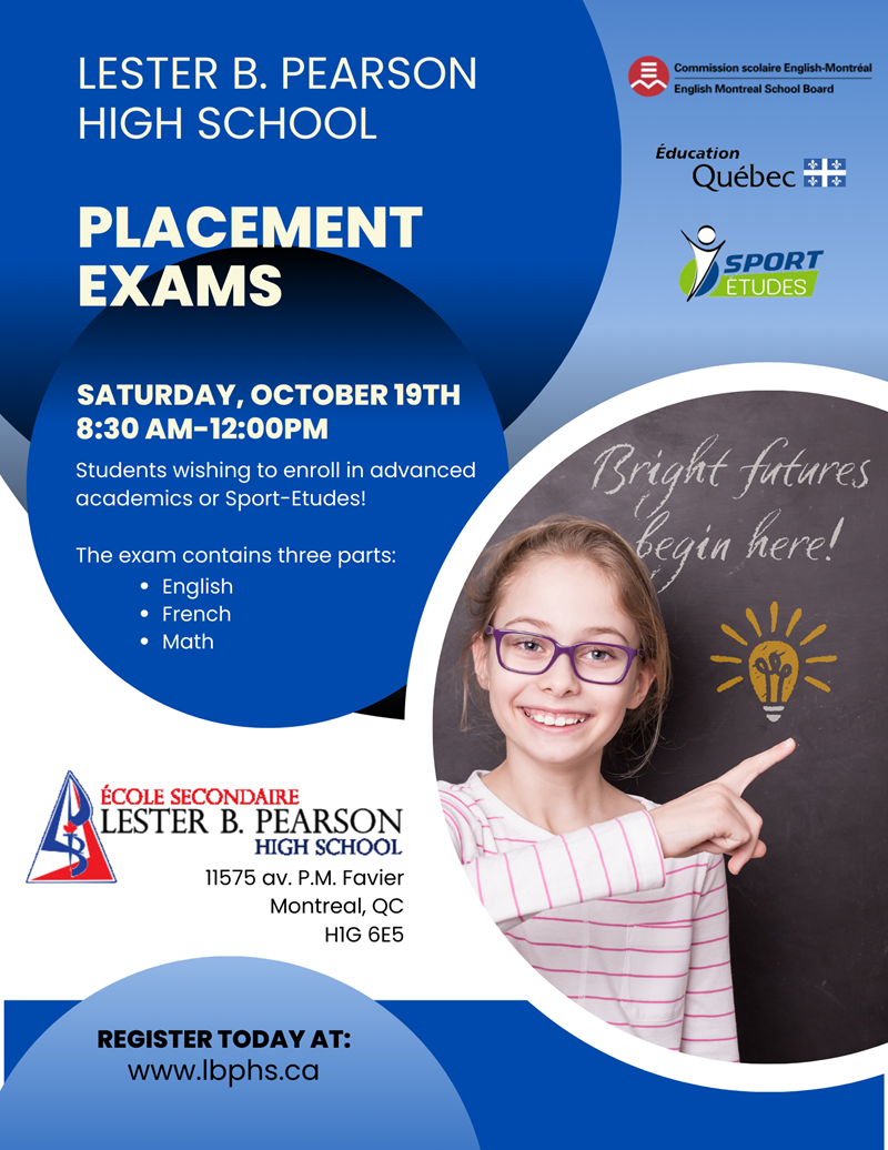 Lester b Pearson  House placement exam