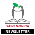 saint monica logo newsletter