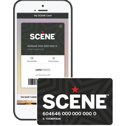 SCENE - PIN Card - Get your SCENE points now!